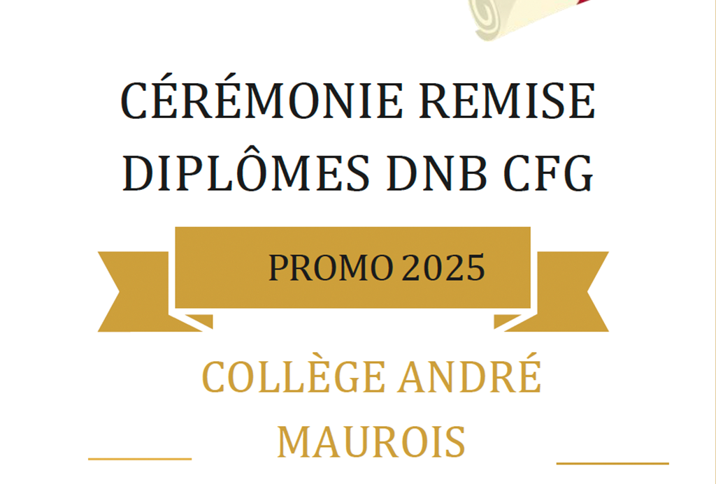 Remise des diplômes CAM